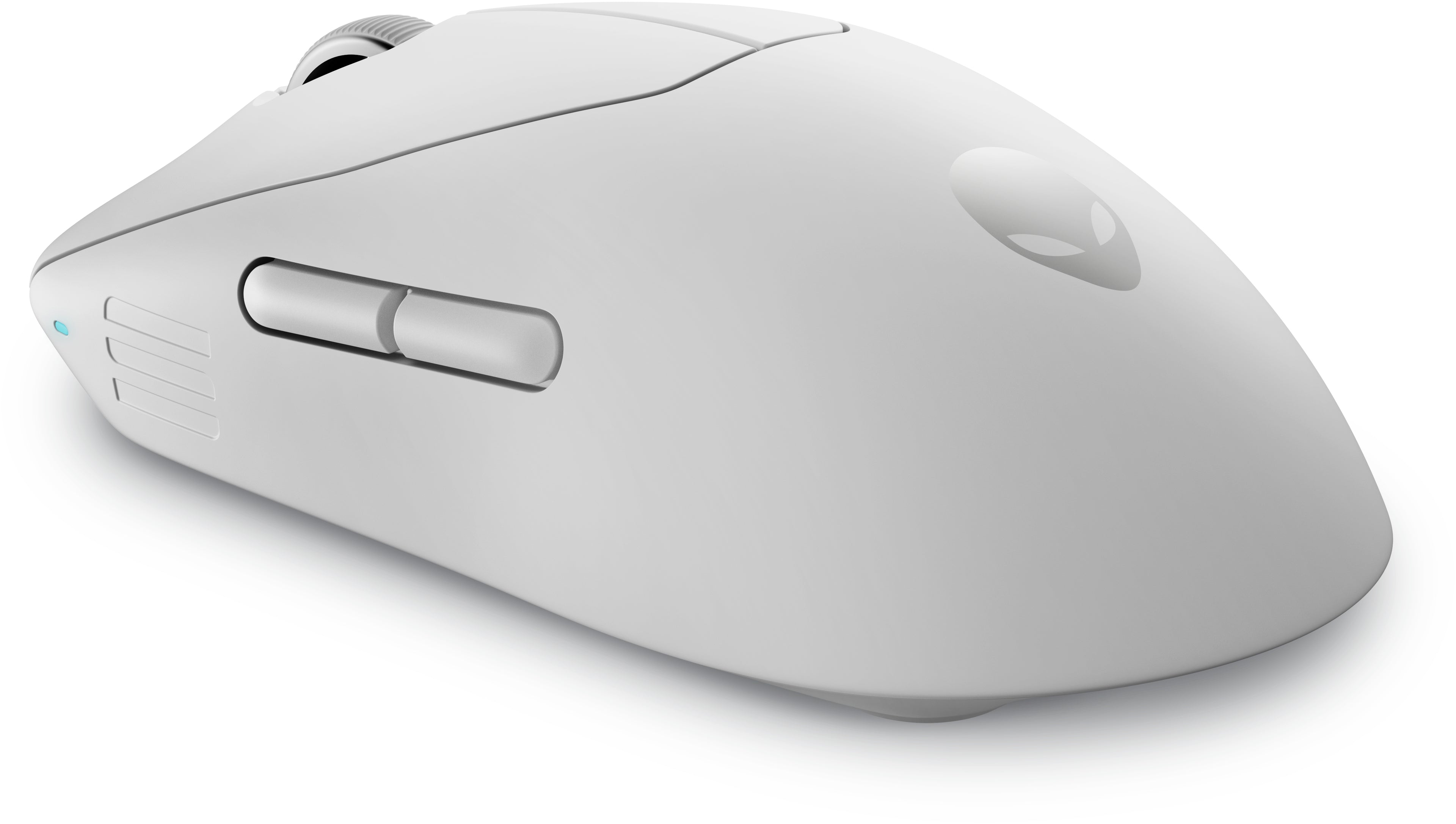 Alienware Pro Wireless Gaming Mouse - Souris - optique - 6 boutons - filaire, sans fil - USB, 2.4 GHz - lunar light