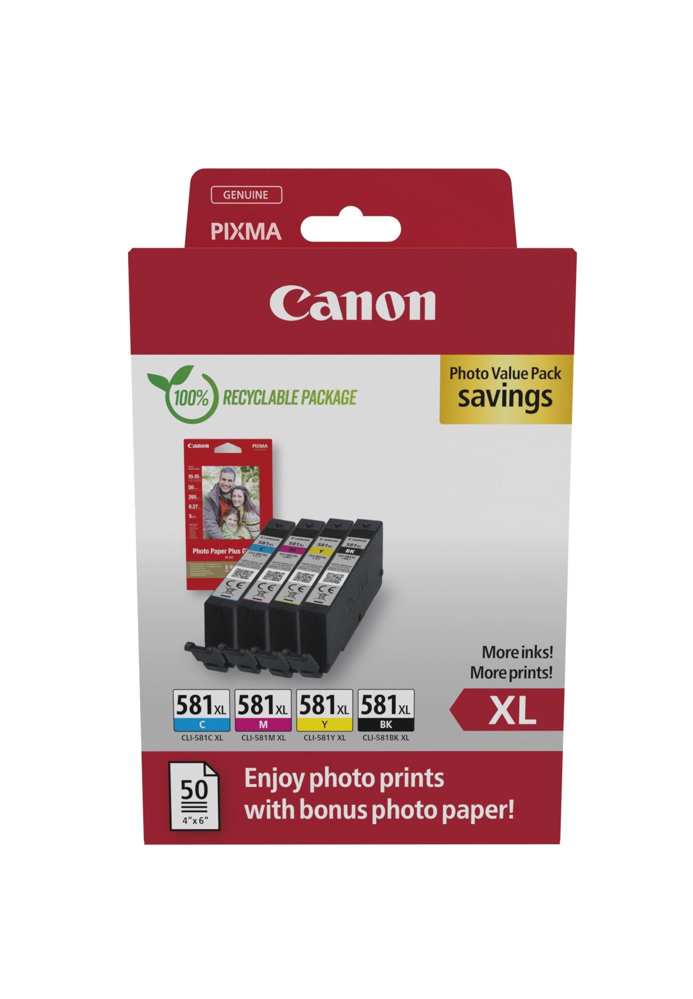 Cartouche d'encre originale Canon Multicouleur