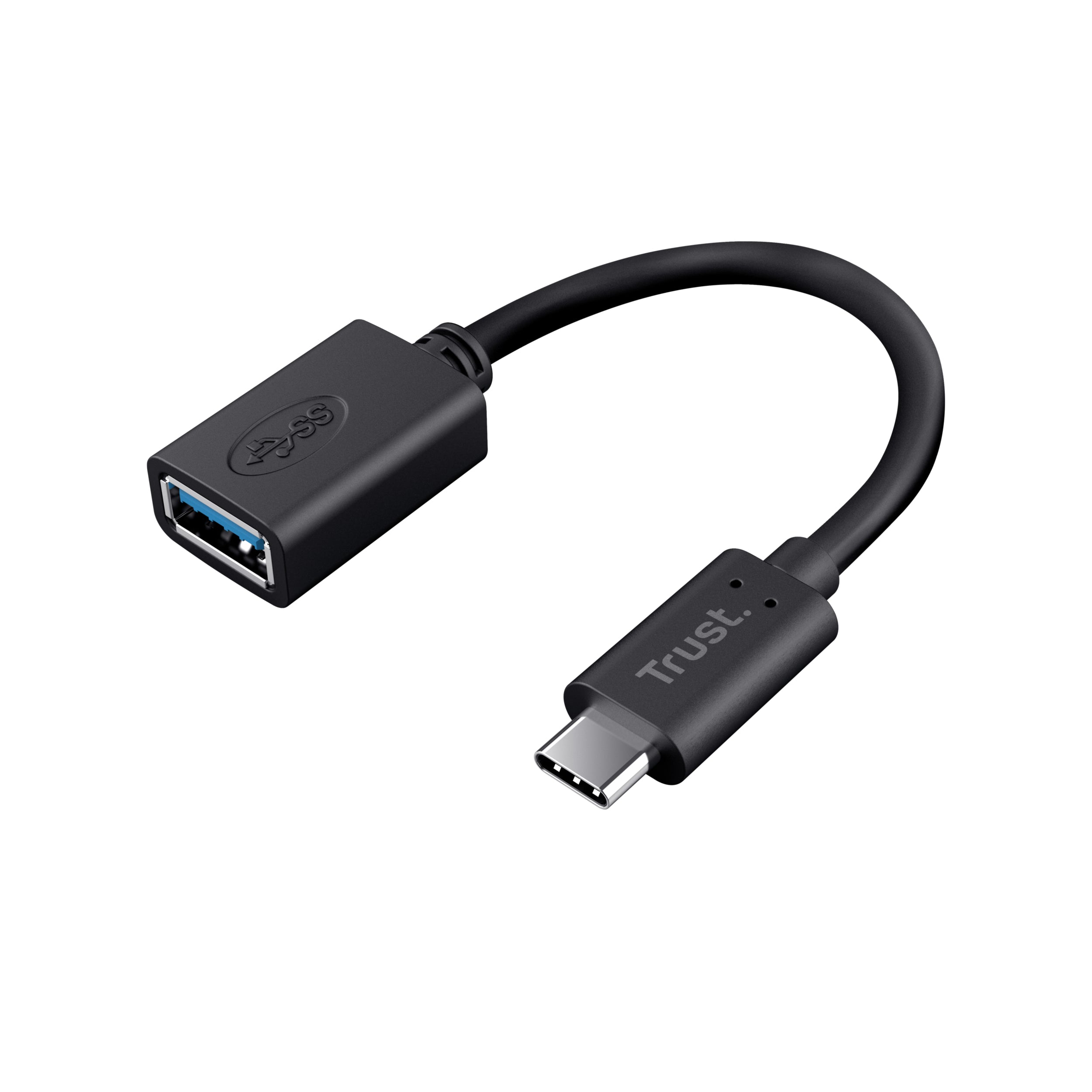 Câble USB A vers USB C Trust 20967                Noir