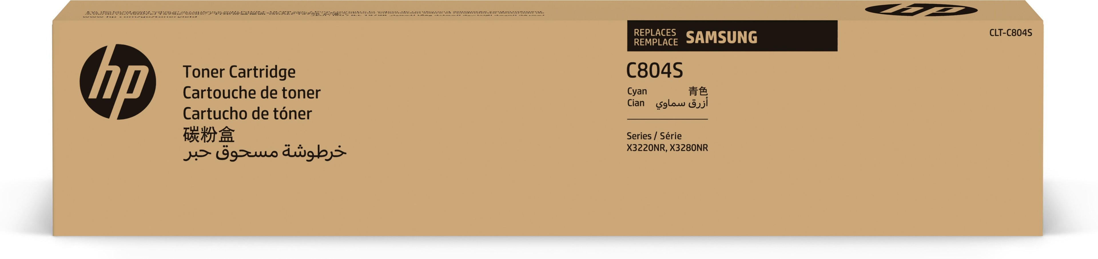 HP CLT-C804S - Cyan - original - cartouche de toner (SS546A) - pour MultiXpress SL-X3220NR, SL-X3280NR