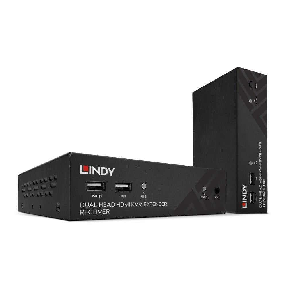 LINDY - transmitter and receiver - video/audio/infrared/serial extender - HDBaseT 2.0