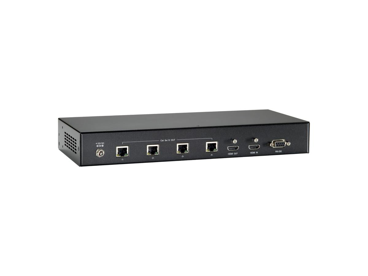 LevelOne HDMI HVE-9214PT ber Cat5 Transmitter 4 Channel POE