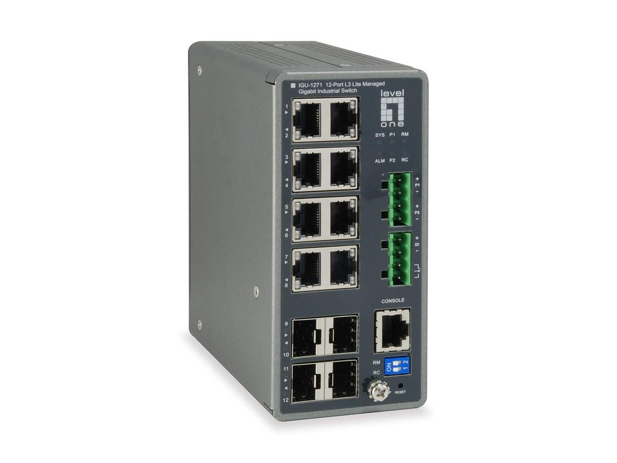 LevelOne IGU-1271 TURING 12-Port L3 Lite Gigabit Switch
