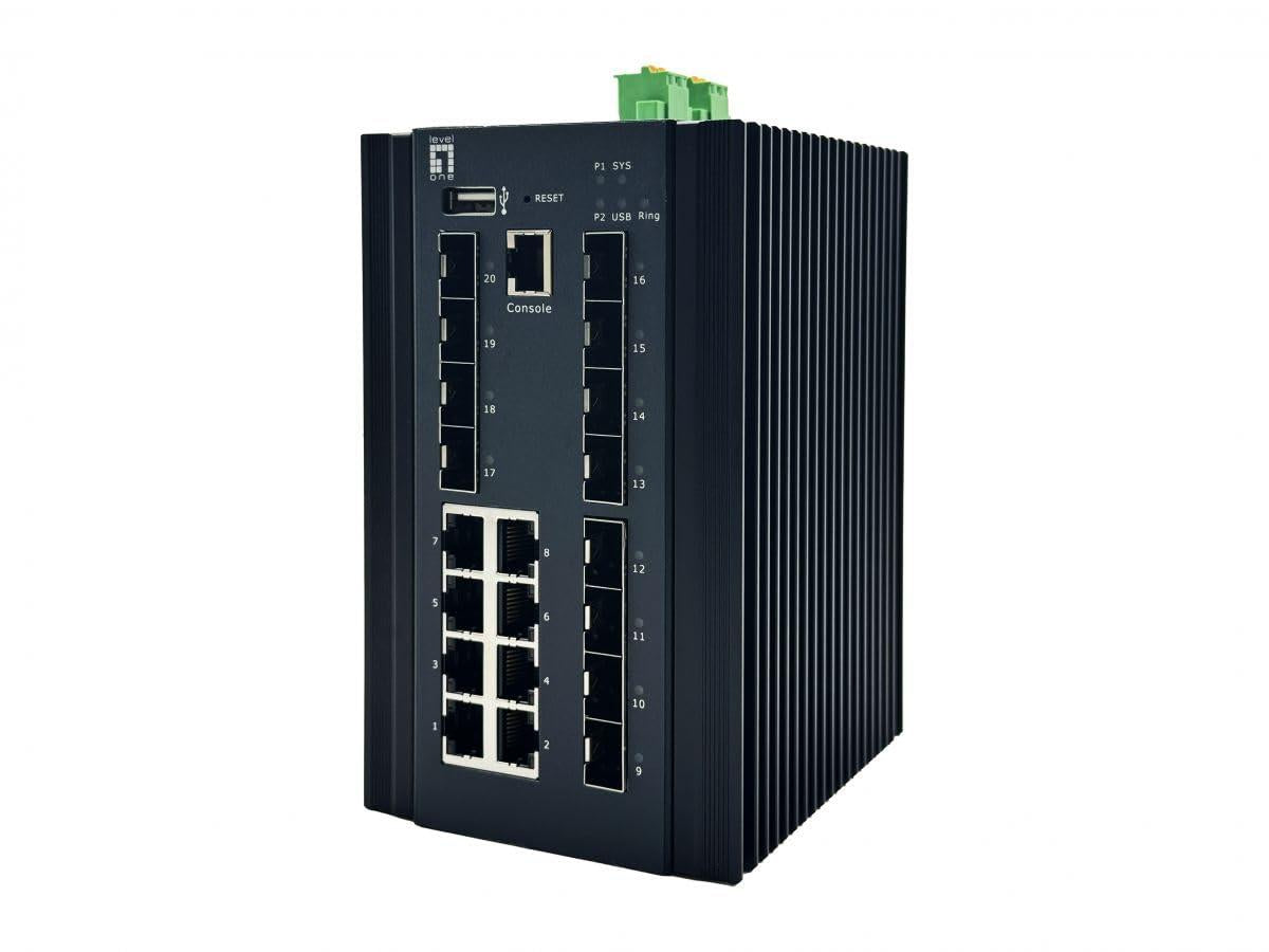 LevelOne Switch 20x GE IGU-2072 8x 1GbE,8x 2.5GbE SFP sw