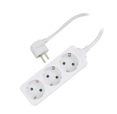 Rallonge 3 prises Schuko sans interrupteur Ewent EW3958 3680W (1,5 m)