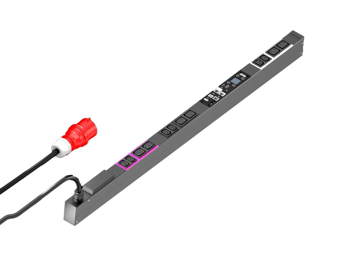 Rittal PDU metered+ 32A/3P CEE 24 X CEE7/3 Schuko