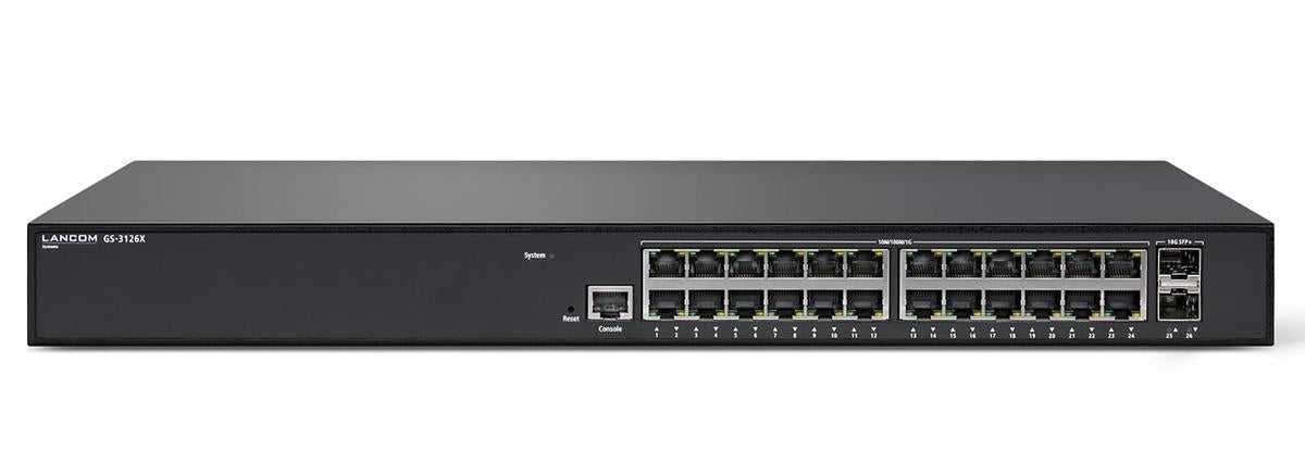 Lancom GS-3126X 24 Anschlsse managed an Rack montierbar