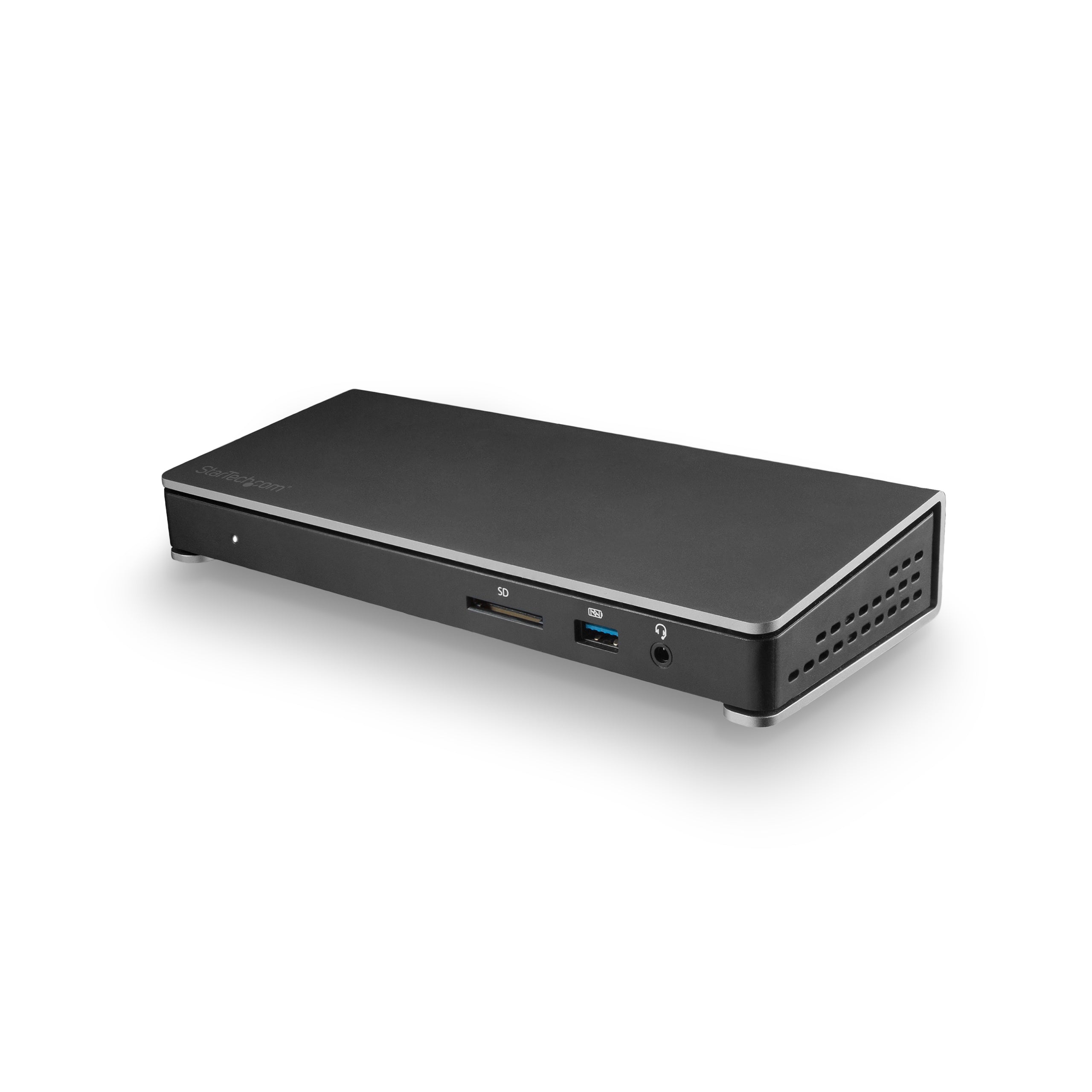 StarTech.com Station d'accueil Thunderbolt 3 double affichage 4K 60 Hz pour PC portable avec lecteur de carte SD (TB3DOCK2DPPU) - Station d'accueil - Thunderbolt 3 - DP - 1GbE - 180 Watt