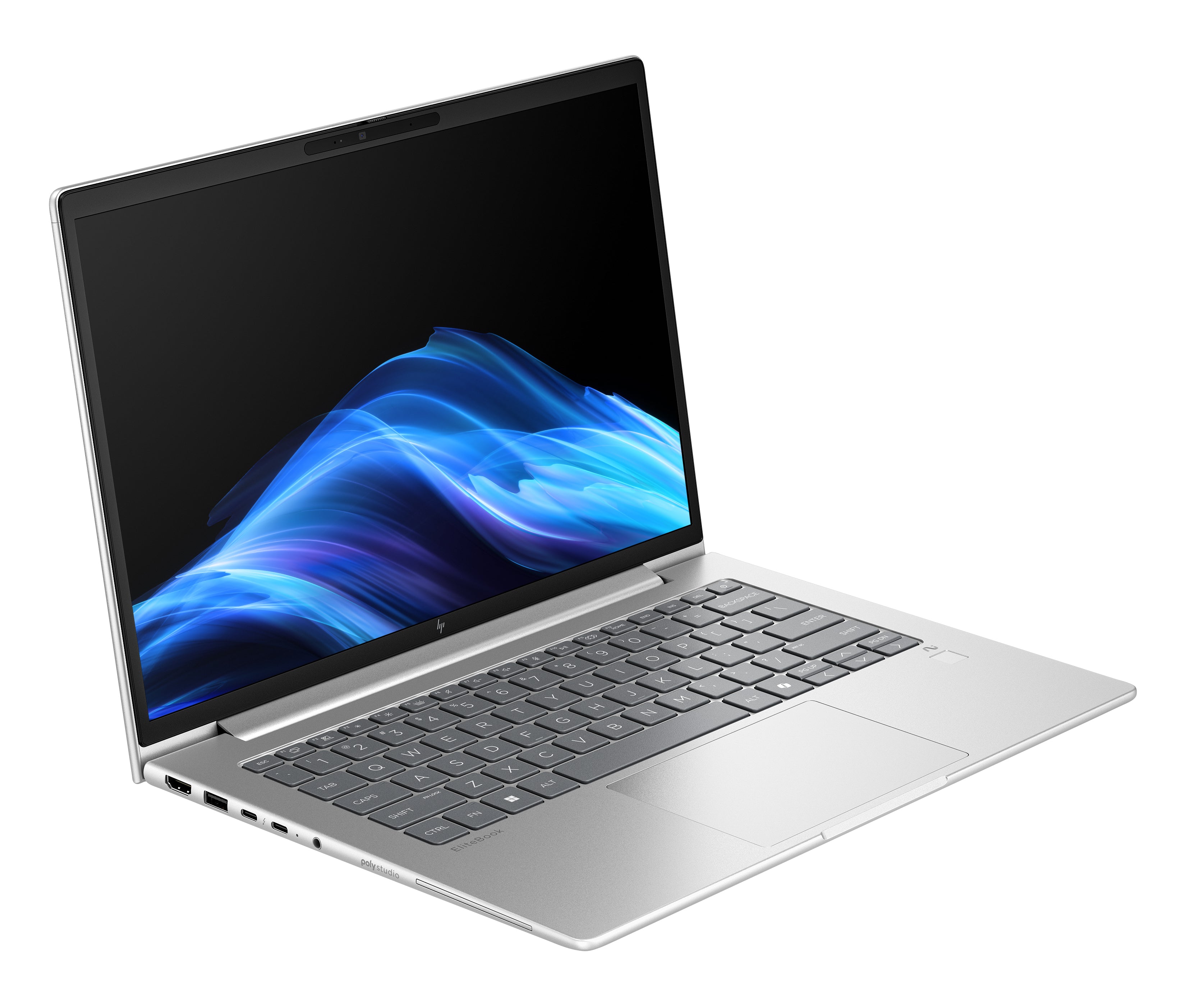 HP EliteBook 6 G1a Notebook Next Gen AI - Conception de charnière à 177 degrés - AMD Ryzen AI 5 - 340 / jusqu'à 4.8 GHz - Win 11 Pro - Radeon 840M - 32 Go RAM - 512 Go SSD NVMe - 14" IPS 1920 x 1200 - Gigabit Ethernet - Wi-Fi 7, Bluetooth - brochet argent