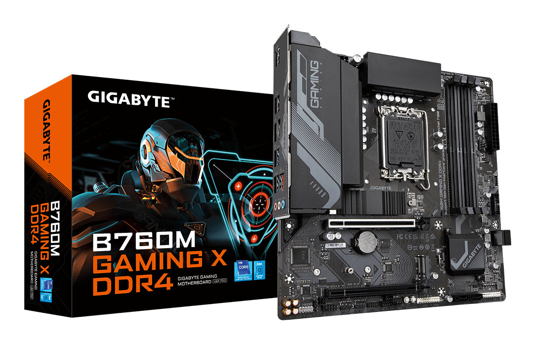 Carte Mère Gigabyte B760M Gaming X DDR4 (Intel LGA 1700) Micro ATX