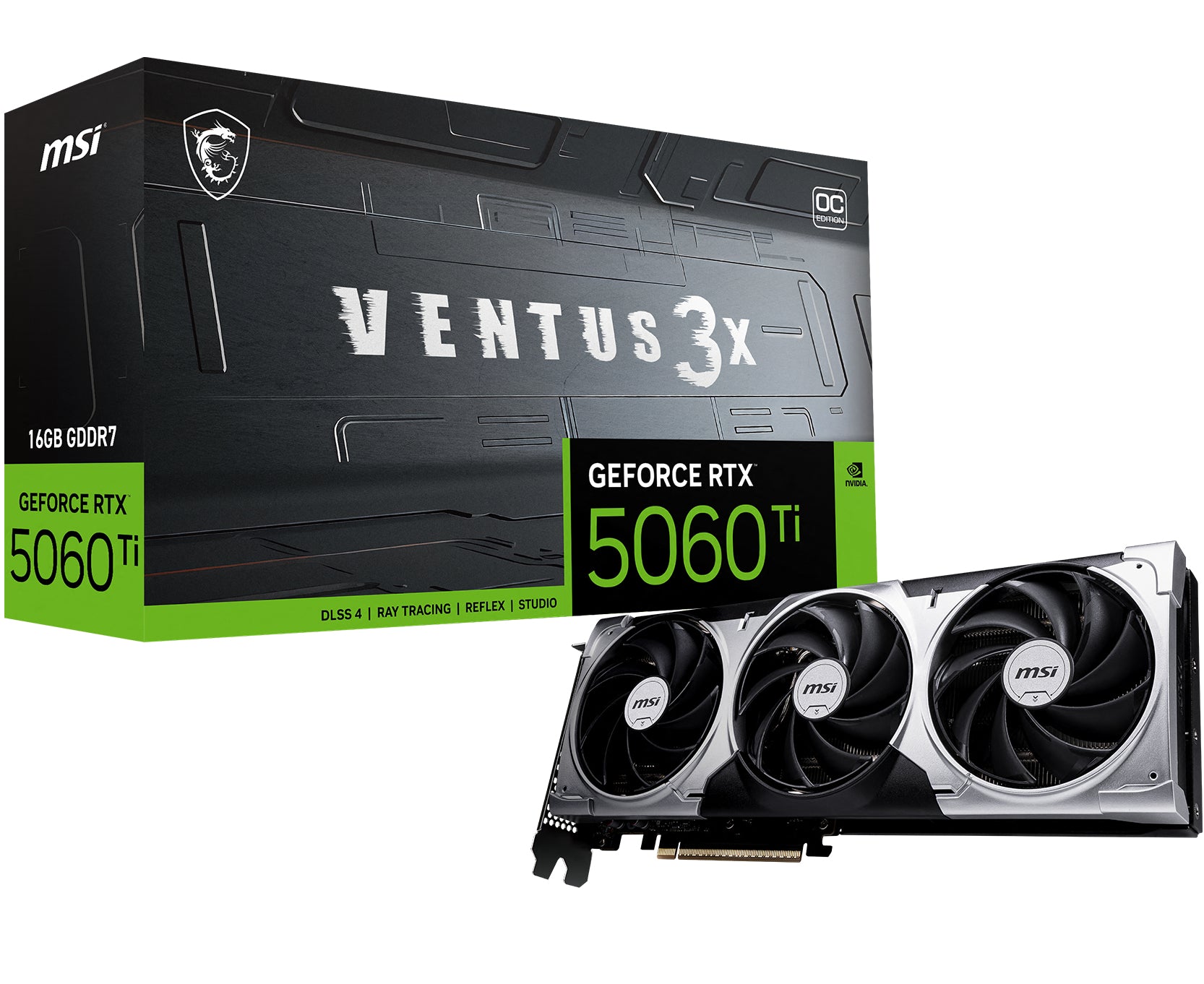 Carte Graphique MSI 912-V812-077 16 GB geforce rtx 5060 ti GDDR7