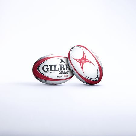 Ballon de Rugby Gilbert G-TR4000 TRAINER Multicouleur 3 Rouge