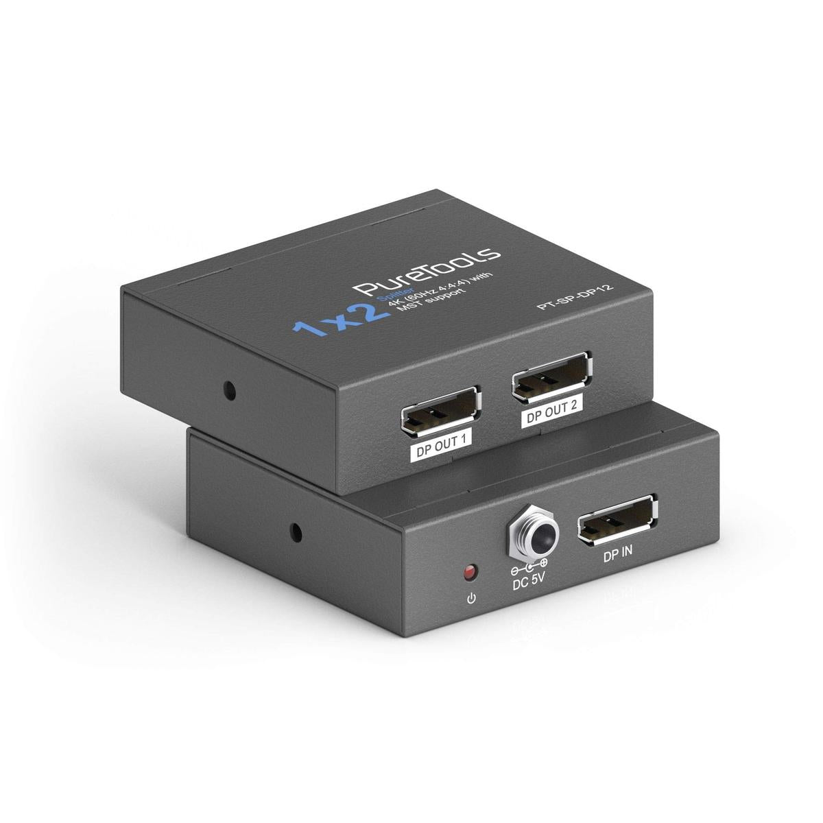 PureTools - HDBaseT Extender Set mit USB 2.0 und Audio-Breakout, 4K (60Hz 4:4:4)
