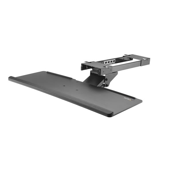 StarTech.com Support pour clavier informatique sous-bureau - Tiroir pour clavier adjustable - Plateau / tablette clavier - Tiroir pour clavier - montable sous bureau - noir - pour P/N: ARMBARDUOV, ARMBARTRIO2, ARMDUALSS, ARMDUALV, LTRISERP, MONSTADJDL, MO