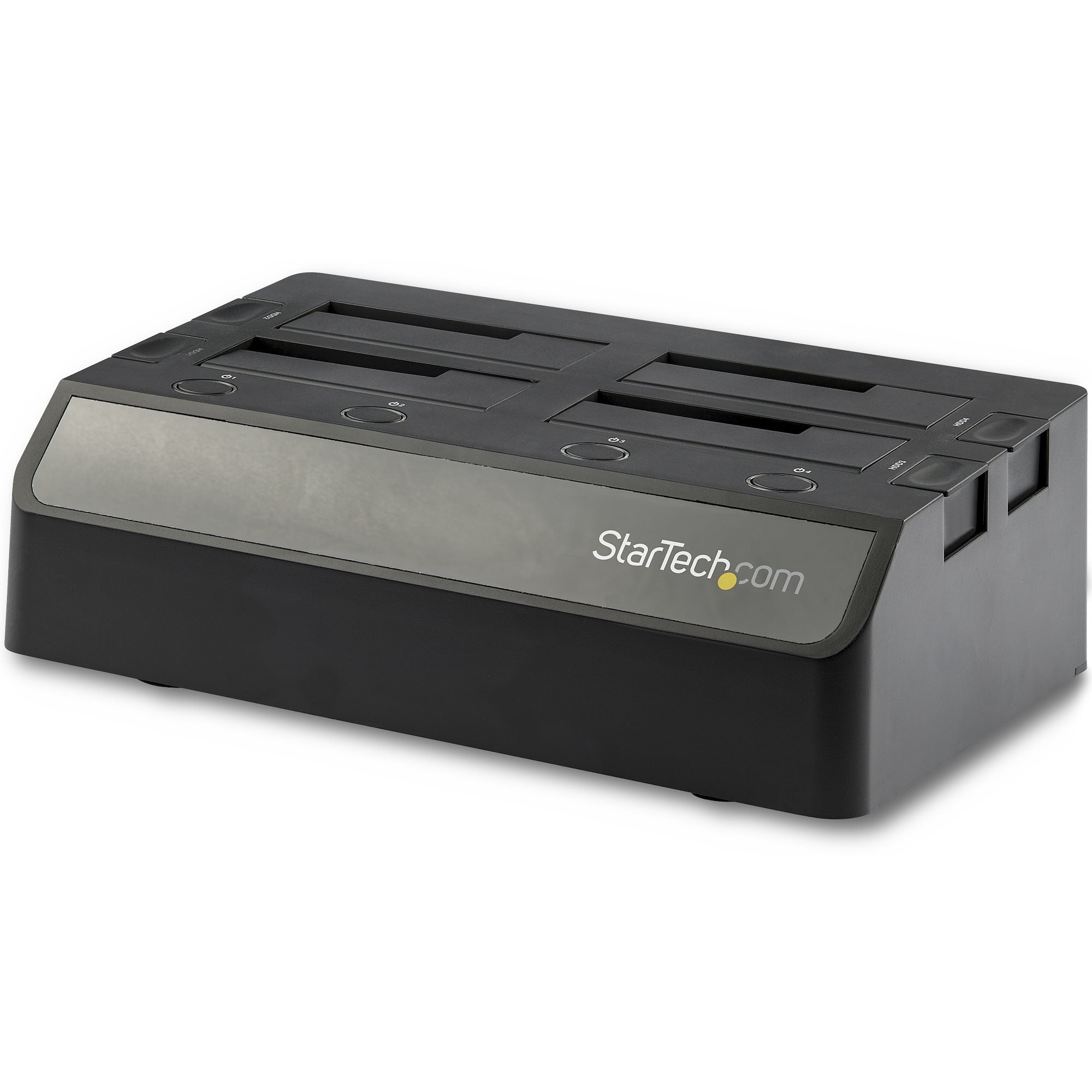 StarTech.com Dock pour Disques Durs 4 Baies USB 3.1 à 2,5/3,5" SATA III - Boitier externe - 2,5 po./3,5 po. partagé - SATA 6Gb/s - USB 3.1 (Gen 2) - noir