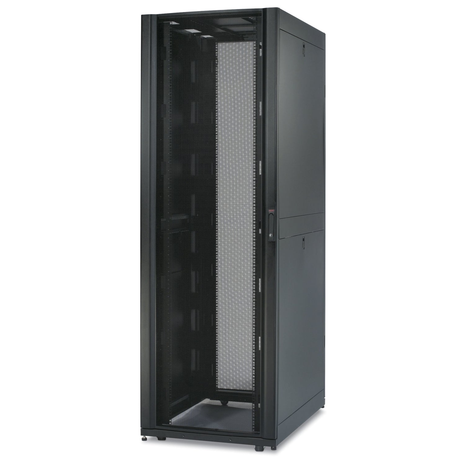 APC NetShelter SX Enceinte avec côtés - Rack - noir - 42U - Conformité TAA - pour P/N: SMT2200I2U-BR, SRT1000XLA, SRT1500XLA, SRT2200XLA, SRT3000XLA, SRT3000XLAUS