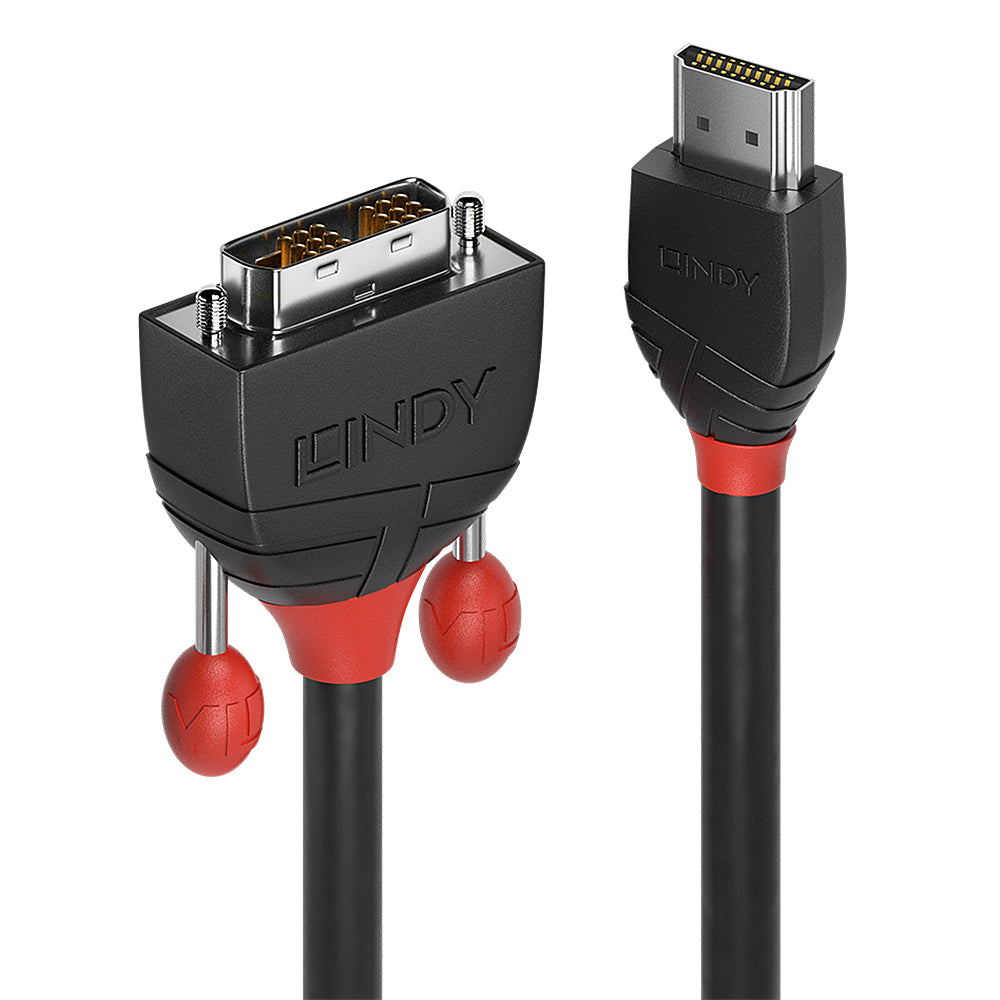 Câble HDMI vers DVI LINDY 36271 Noir 1 m