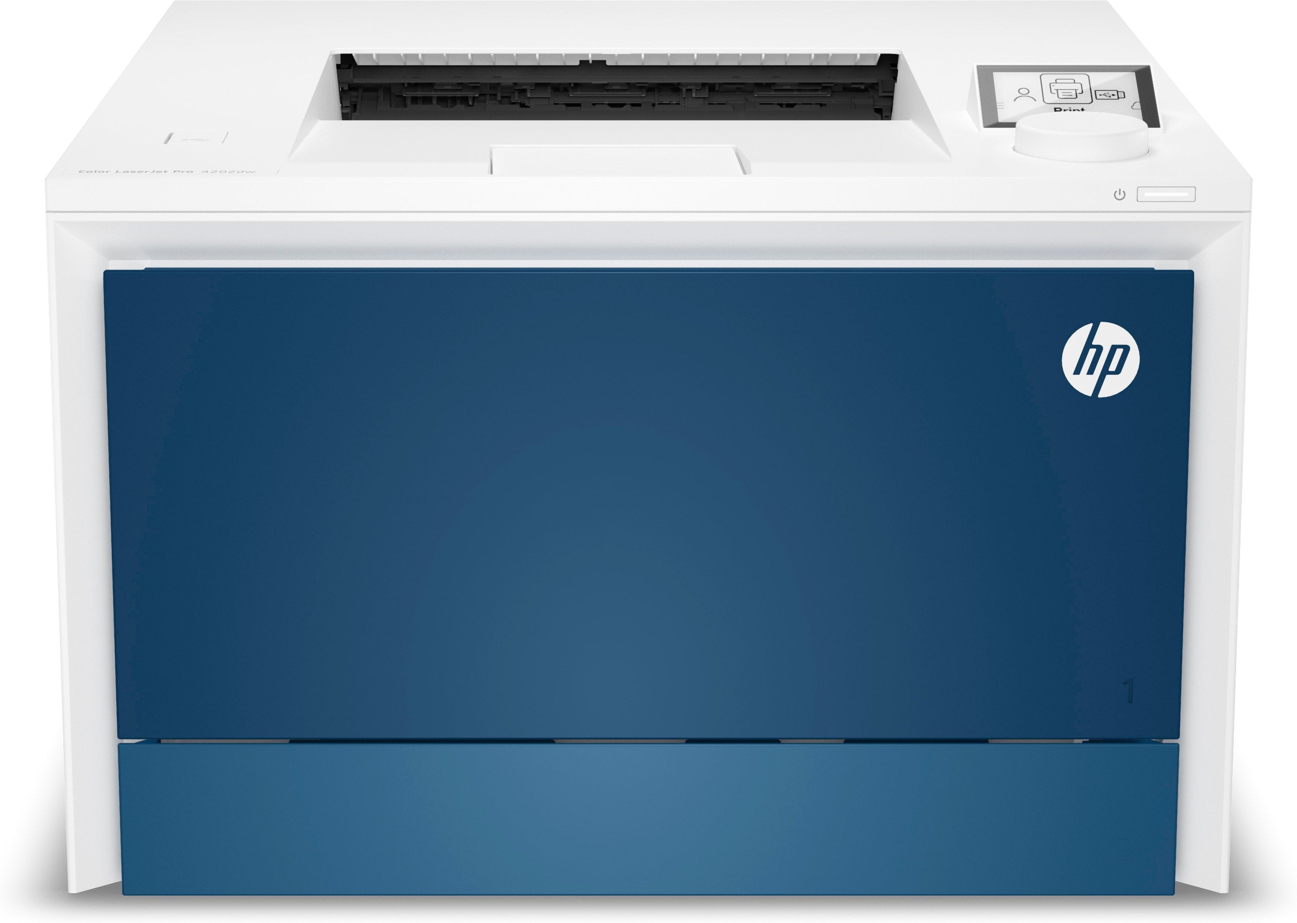 HP Color LaserJet Pro 4202dw - Imprimante - couleur - Recto-verso - laser - A4/Legal - 600 x 600 ppp - jusqu'à 35 ppm (mono)/jusqu'à 33 ppm (couleur) - capacité : 300 feuilles - Gigabit LAN, USB 2.0, hôte USB, Wi-Fi(ac), Bluetooth LE
