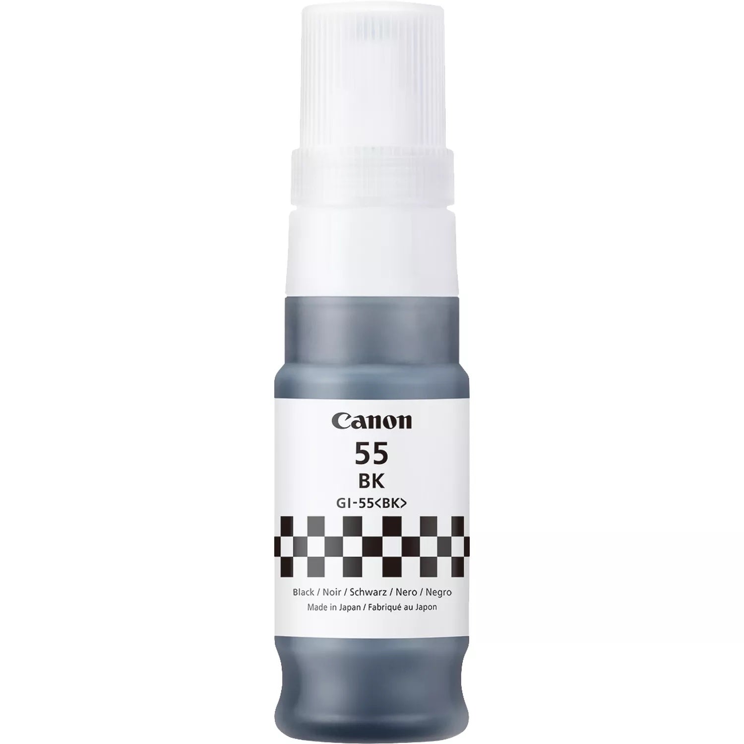 Canon GI 55 BK - 70 ml - noir - original - boîte de suspension - recharge d'encre - pour MAXIFY GX1050, GX2050