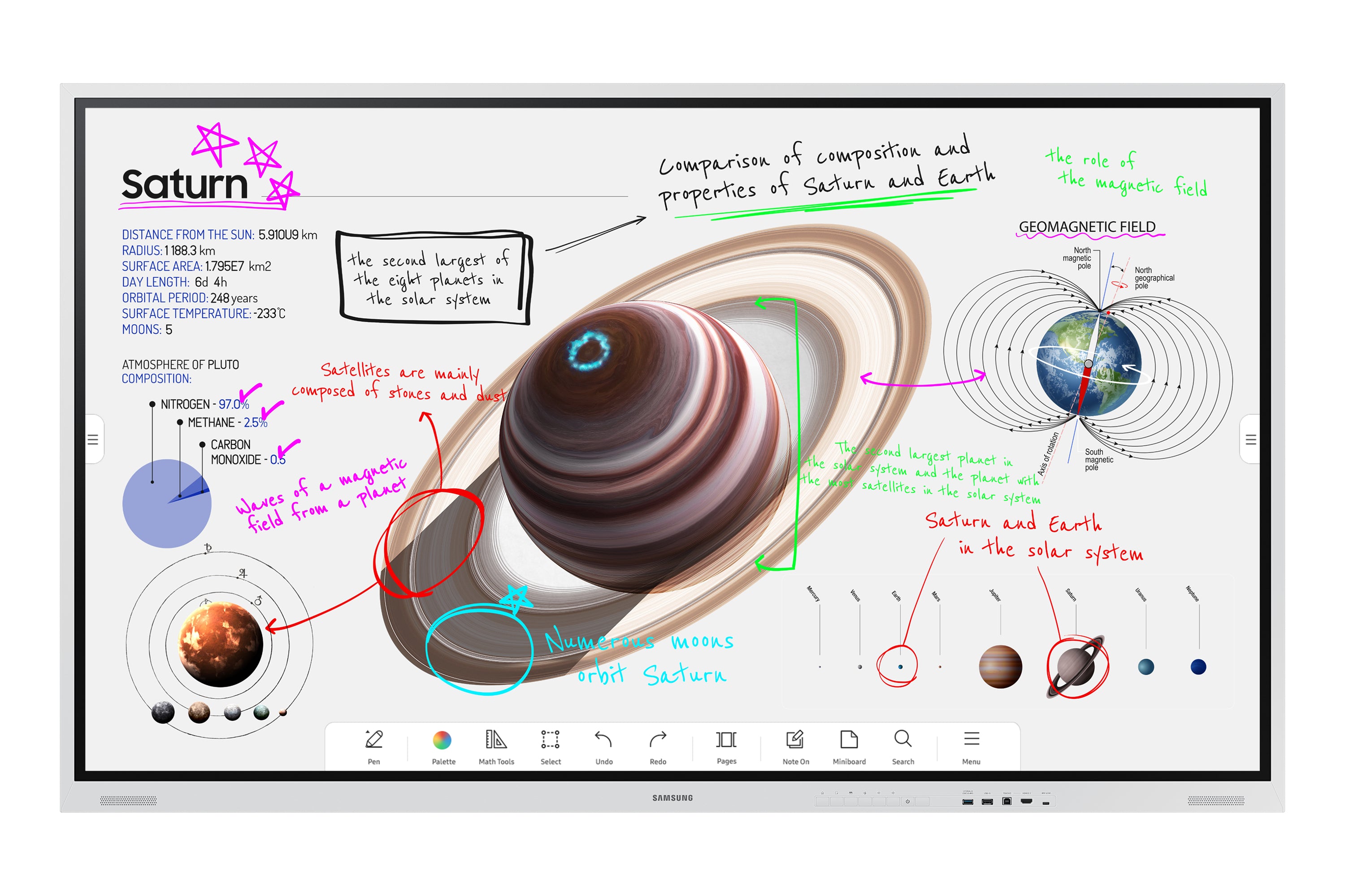 Samsung Flip Pro WM85B - Classe de diagonale 85" WMB Series écran LCD rétro-éclairé par LED - signalétique numérique interactive - avec écran tactile (multi-touches) - Tizen OS - 4K UHD (2160p) 3840 x 2160 - gris blanc