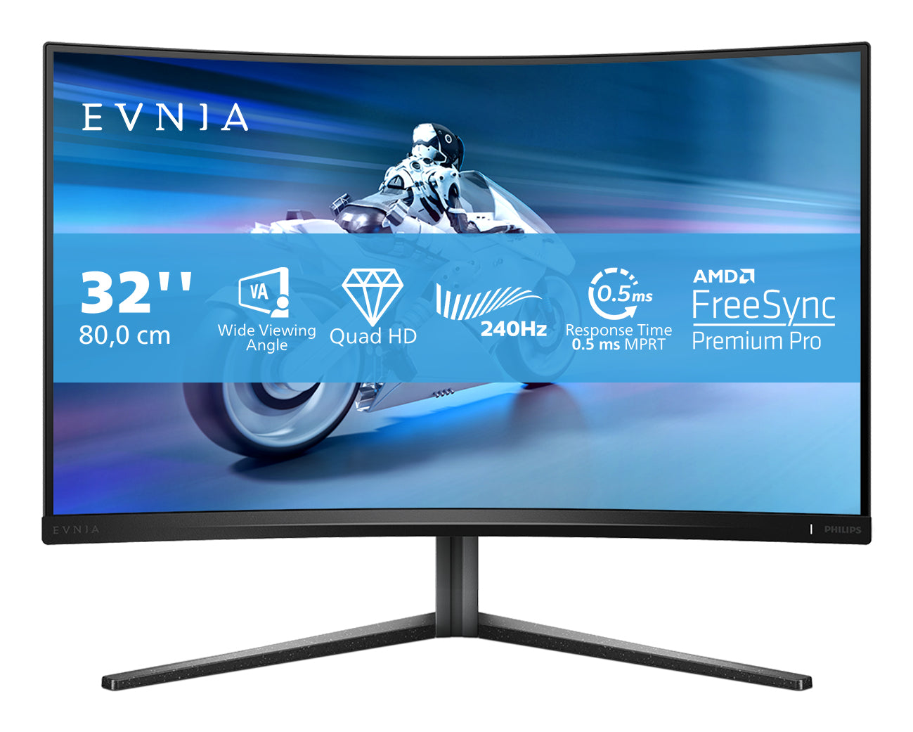 Monitor Gaming Philips 32M2C5500W/00 Quad HD 32" 240 Hz