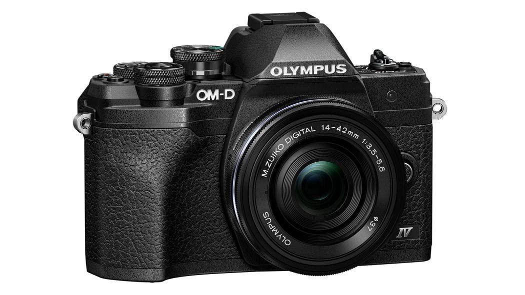 Olympus OM-D E-M10 Mark IV Kit + 14-42 Pancake Zoom black
