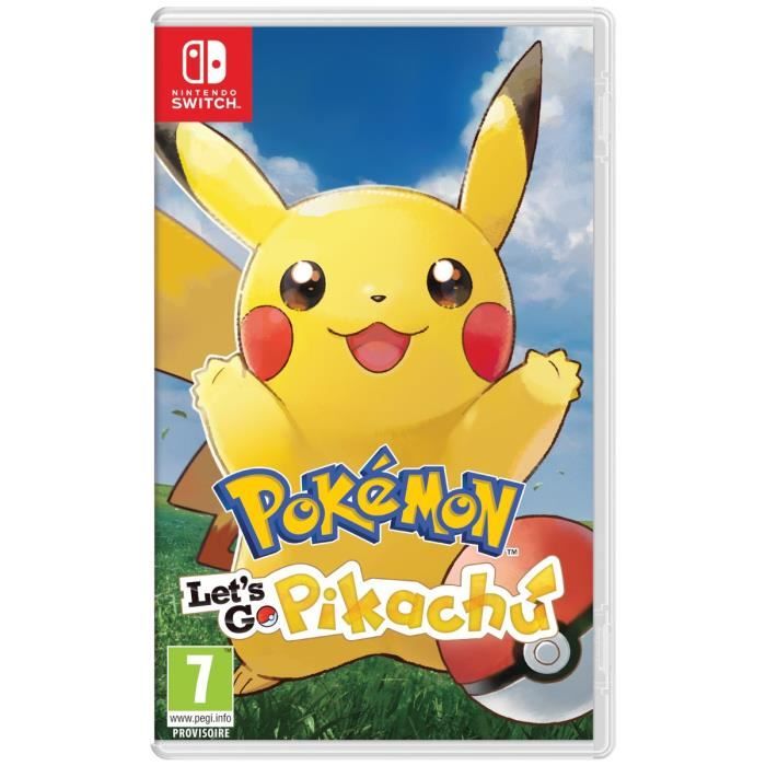 Jeu vidéo pour Switch Pokémon Let's go, Pikachu