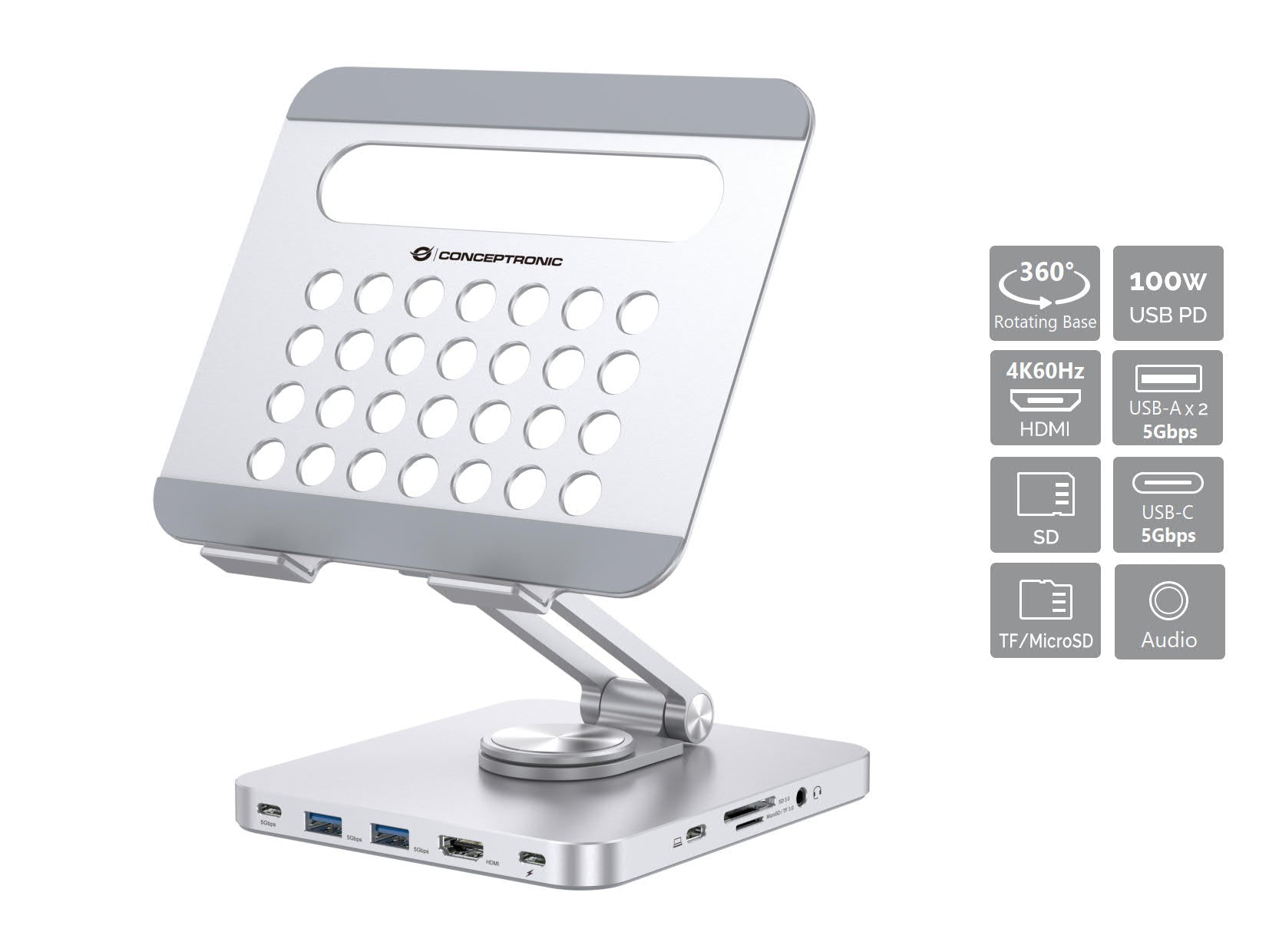 Support pour Ordinateur Portable Conceptronic DONN26G