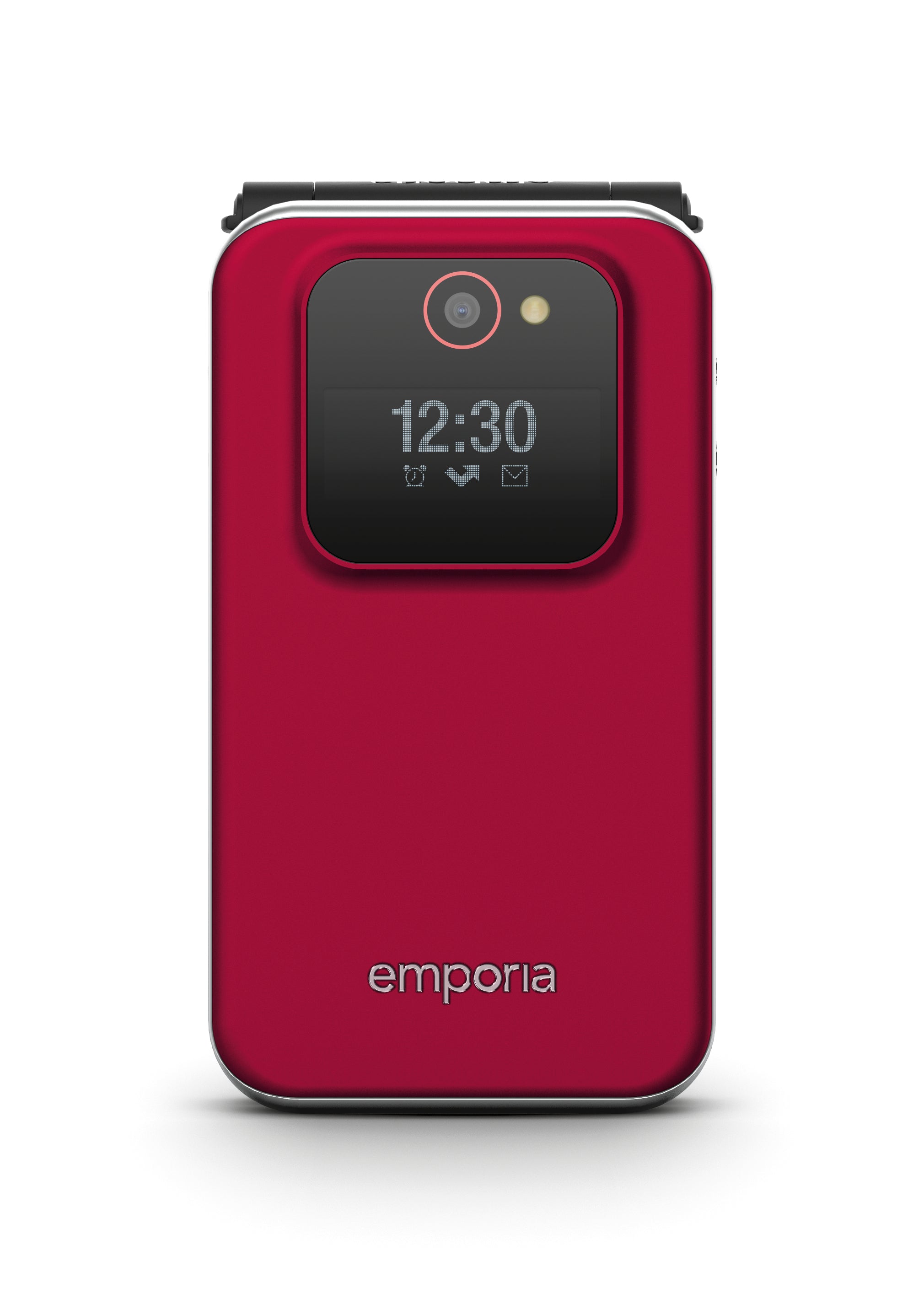 emporiaJOY-LTE - 4G téléphone de service - RAM 64 Mo / Mémoire interne 128 Mo - microSD slot - Écran LCD - 240 x 320 pixels - rear camera 2 MP - rouge