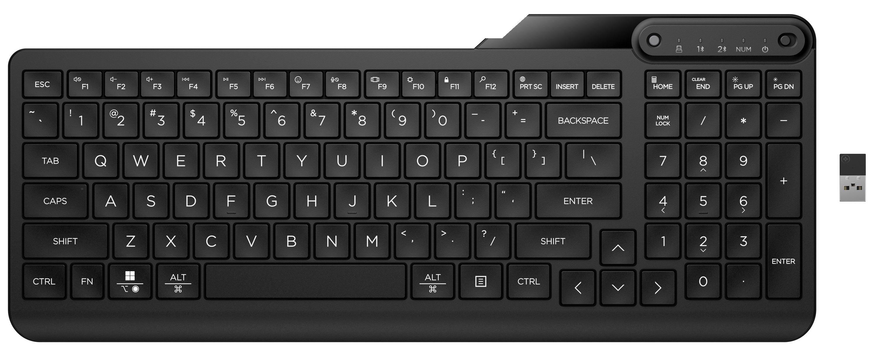 Clavier sans fil HP 475 Noir Espagnol Qwerty
