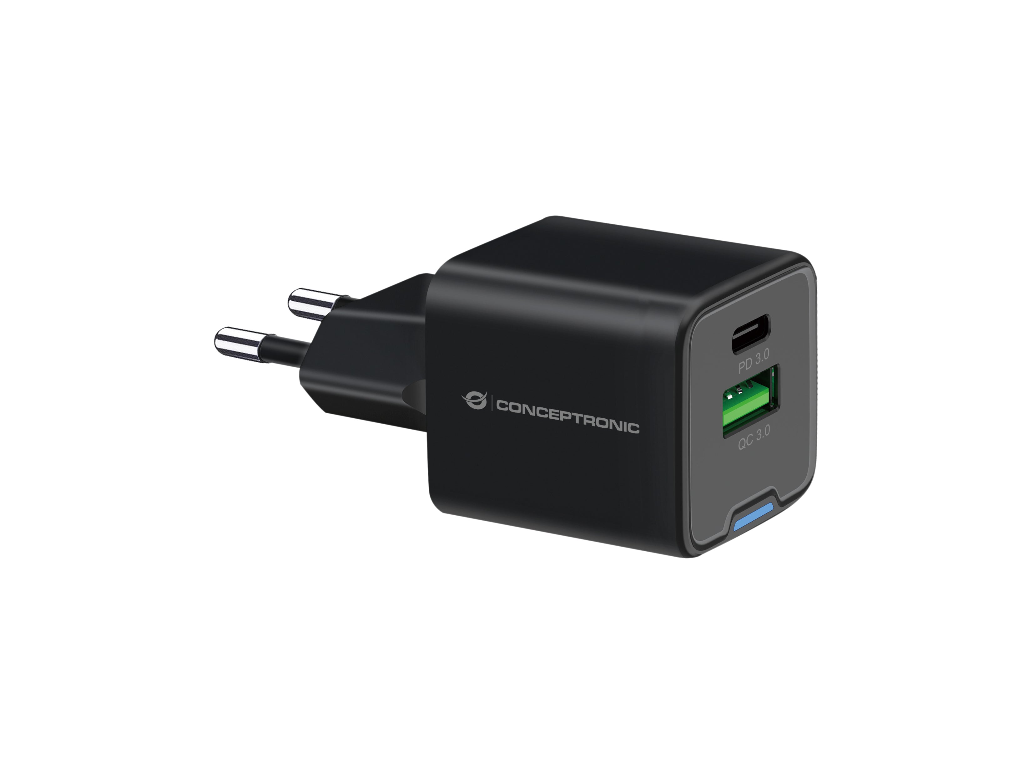 Chargeur mural Conceptronic 120550303101 Blanc Noir 20 W