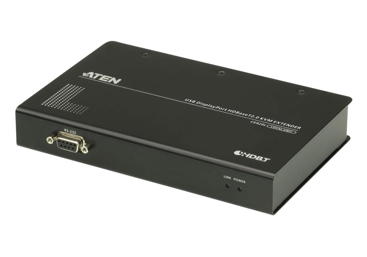 Aten CE920 USB DisplayPort HDBaseT2.0 KVM Extender, 4K@100m w/o Ethernet Port | Aten | KVM Extenders | CE920 USB DisplayPort HDBaseT2.0