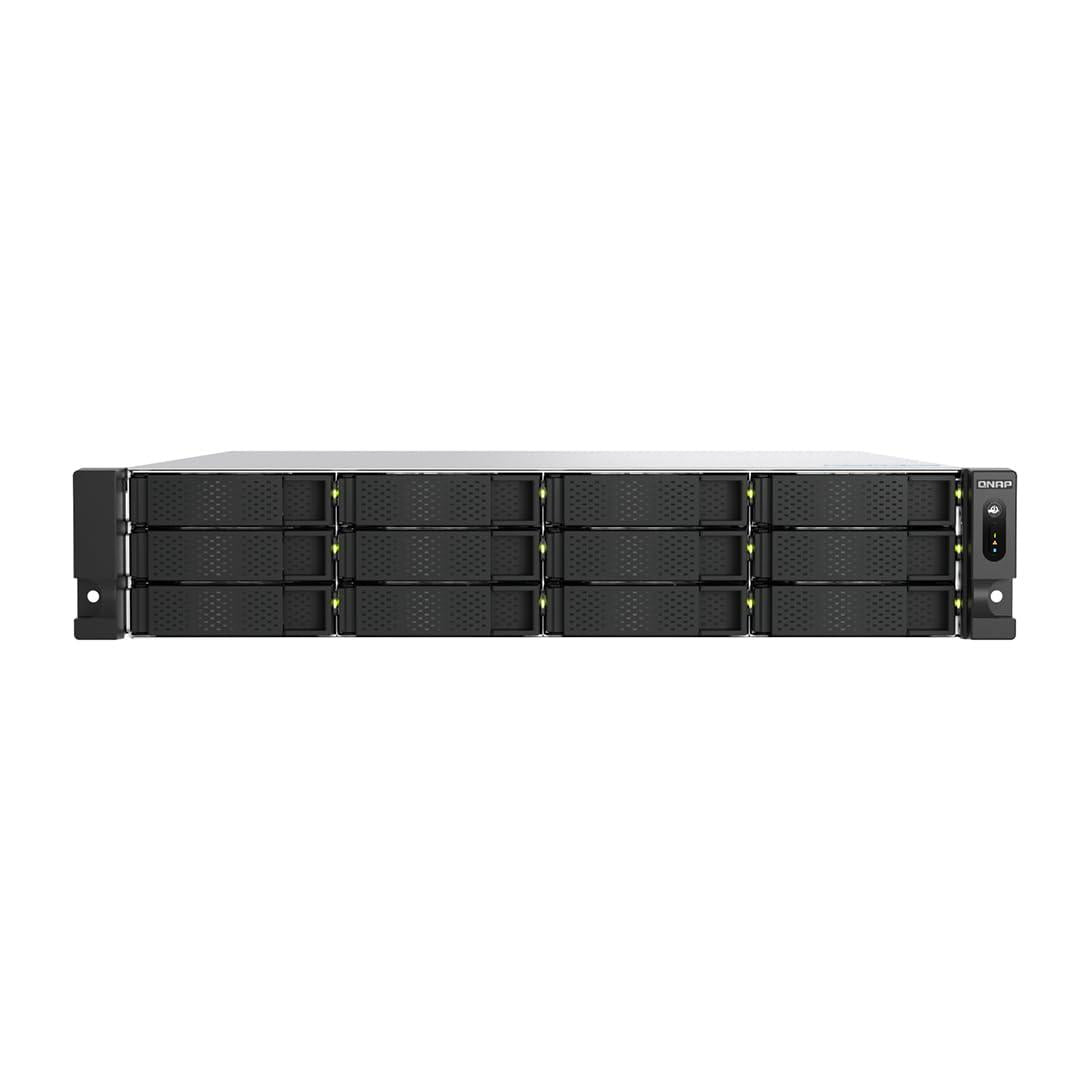 QNAP 12-Bay Experience exceptional enterprise performance | TS-H1277AXU-RP-R7-32G | AMD Ryzen 7 | 7000 | 32 GB | UDIMM DDR5