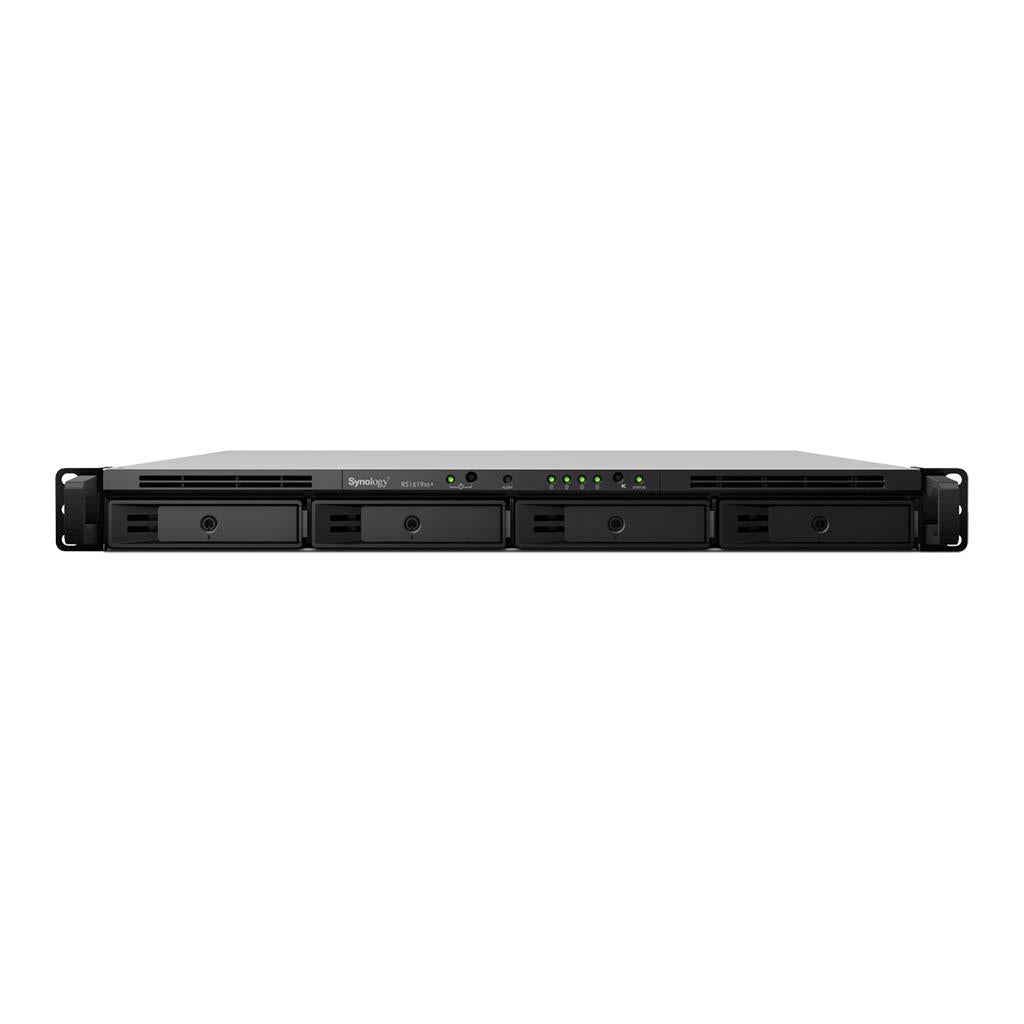 Synology RackStation RS1619xs+ - Serveur NAS - 4 Baies - rack-montable - SATA 6Gb/s - RAID 0, 1, 5, 6, 10, JBOD, RAID F1 - RAM 8 Go - Gigabit Ethernet - iSCSI support - 1U