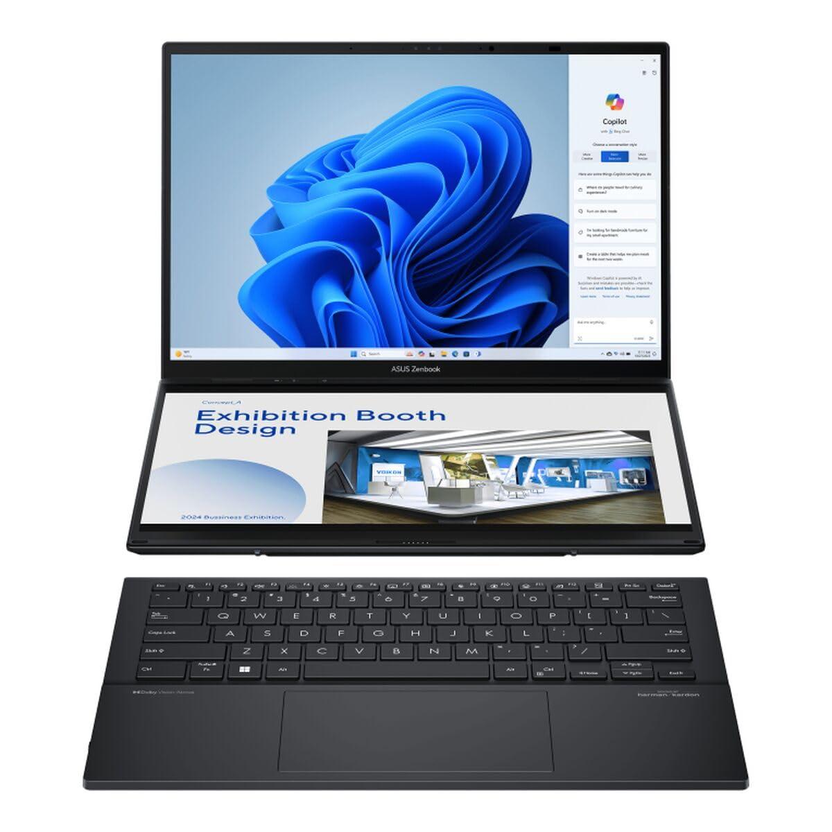 PORTATIL ASUS ZENBOOK DUO UX8406CA-PZ152W U9-285H/32GB/1TB SSD/14 OLED/W11H
