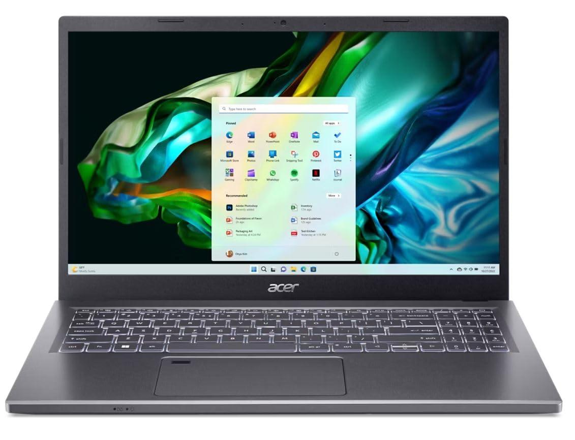 Acer Notebook Aspire 5 15 Pro Series A515-58GM - 39.6 cm (15.6") - Intel Core i5-13420H - Steel Gray