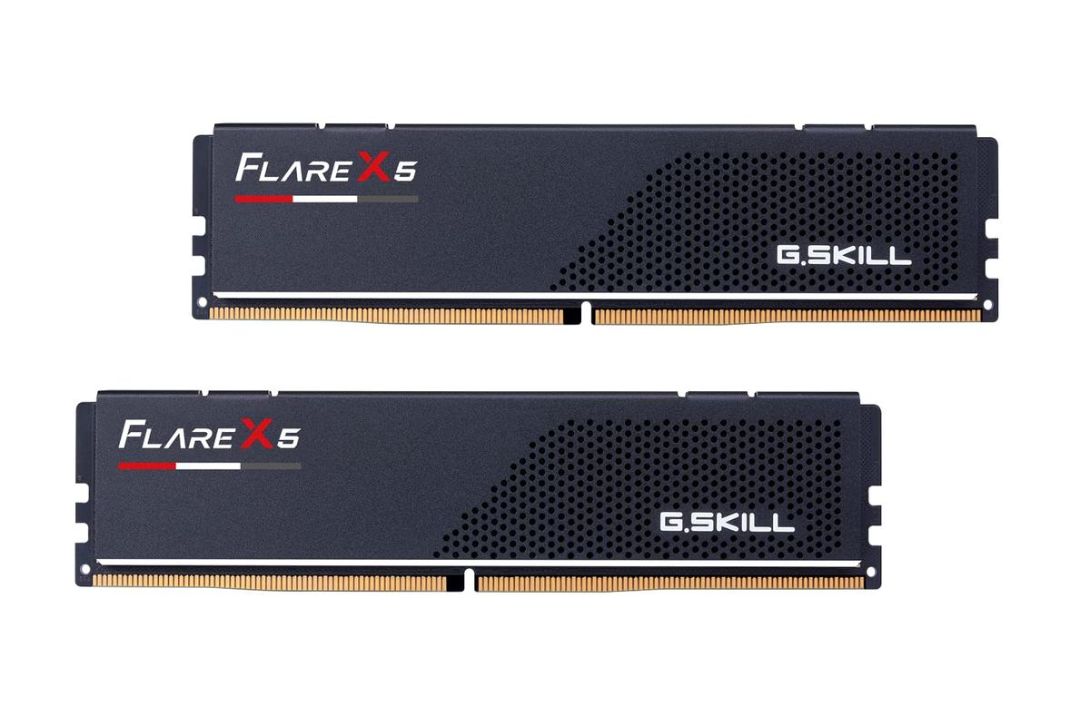 G.Skill DDR5 RAM 64GB (2x32GB Dual-Kit) PC5600 CL36 64FX5 Flare X5 black (AMD optimiert)