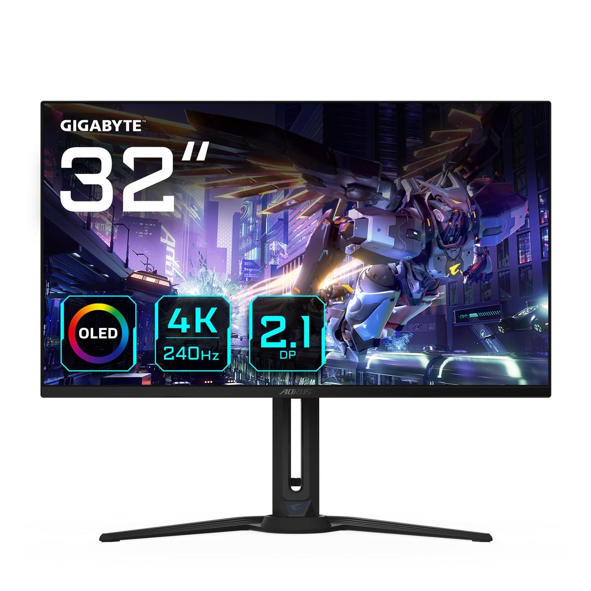 Gigabyte | AORUS FO32U2P EK1 | 31.5 " | UHD | 16:9 | 240 Hz | 0.03 ms | 3840 x 2160 pixels | 250 cd/m | HDMI ports quantity 2 | Black | Warranty 36 month(s)