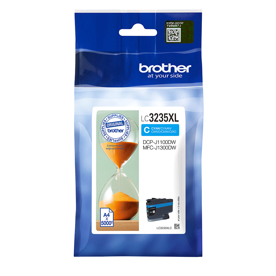 Cartouche d'encre originale Brother LC-3235XLC Cyan