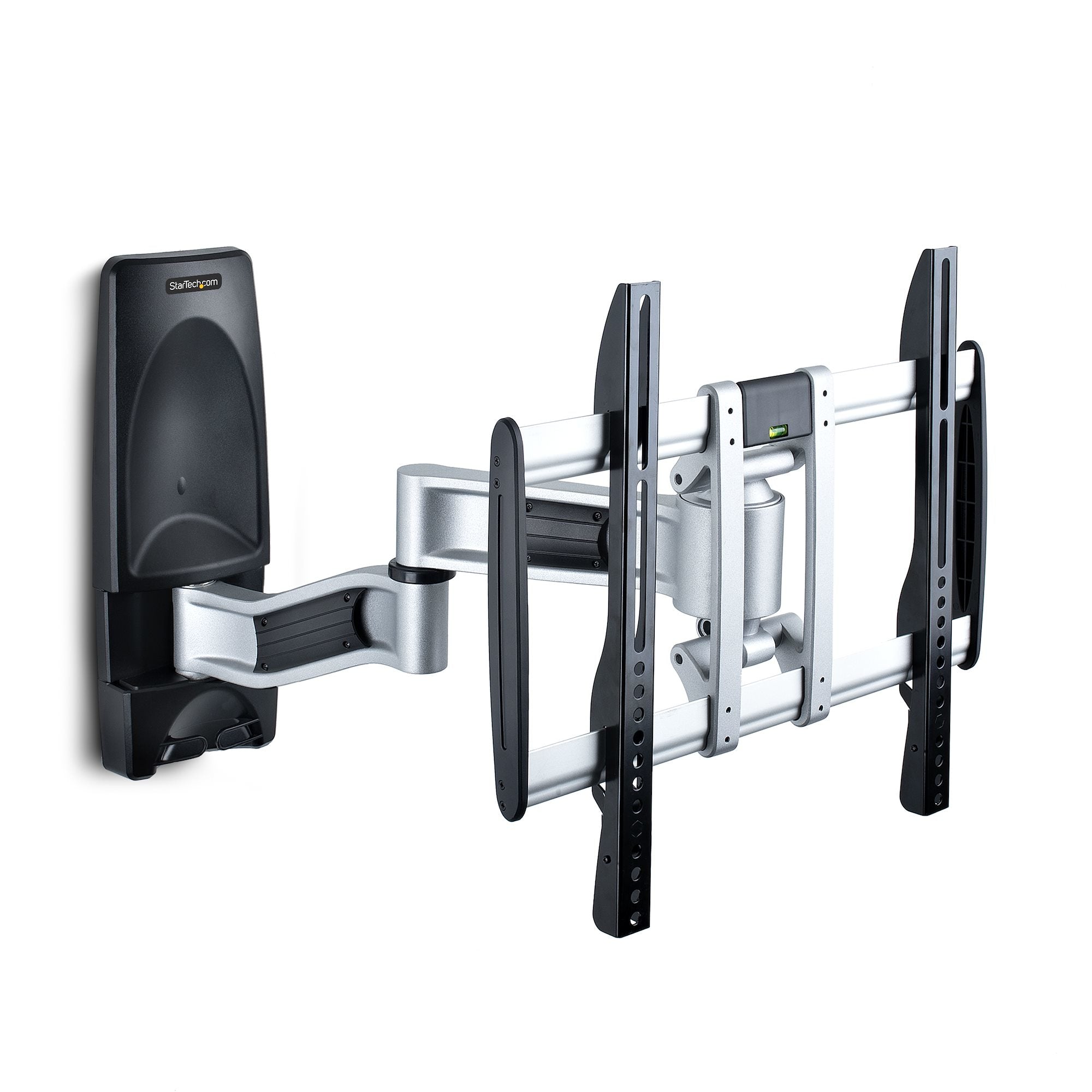 StarTech.com Support Mural TV Articulé - Support Mural VESA, TV 26 à 65" - Kit de montage (support mural, 2 crochets verticaux) - articulating - pour panneau courbe/panneau plat - profil bas - aluminium, acier - noir, argent - Taille d'écran : 26"-65" - m