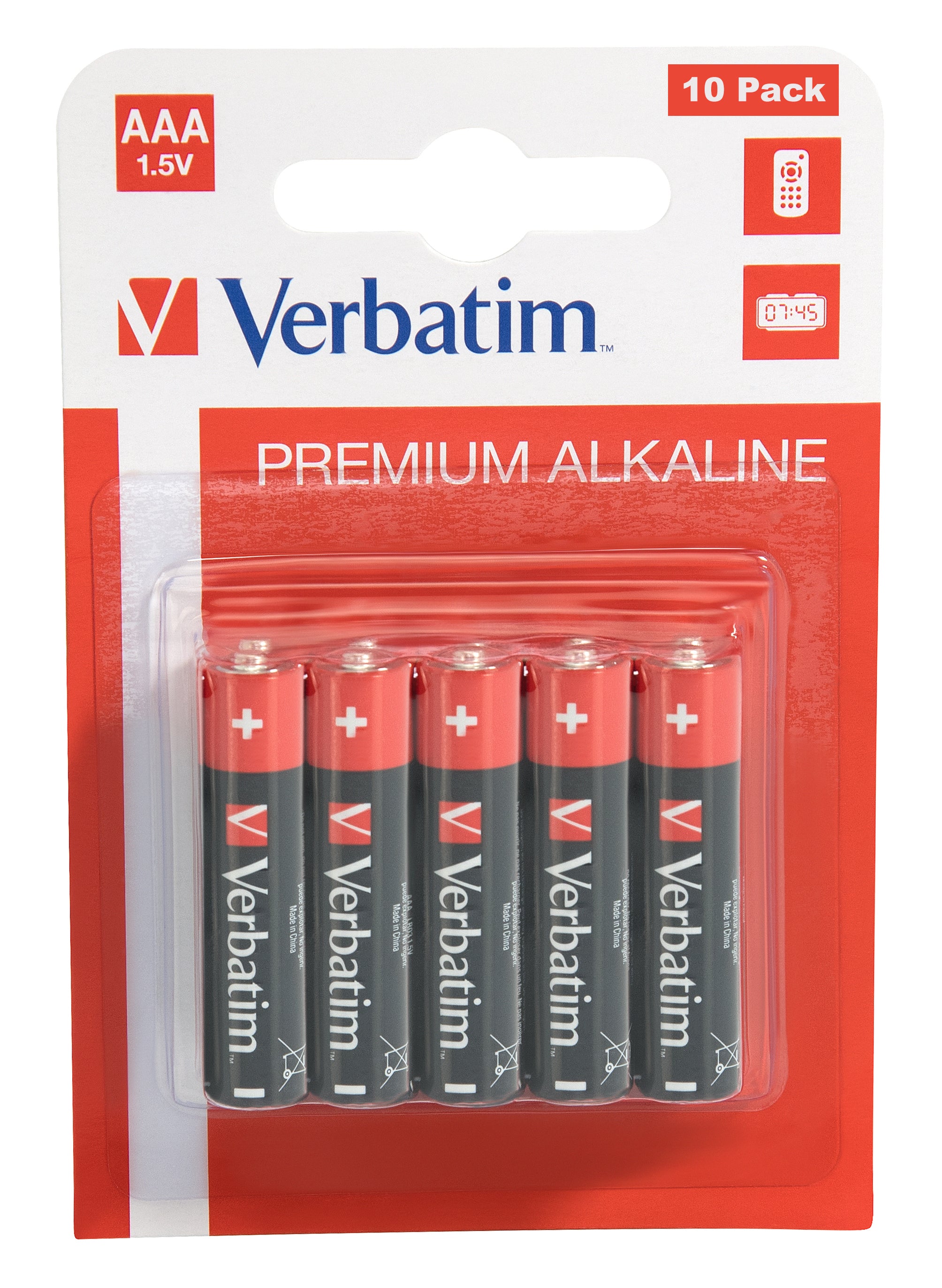 Verbatim - Batterie 10 x AAA / LR03 - Alcaline