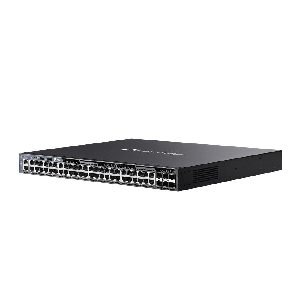 TP-LINK SG6654X Omada 48-Port Gigabit Stackable L3 Managed Switch with 6 10G Slots | TP-LINK
