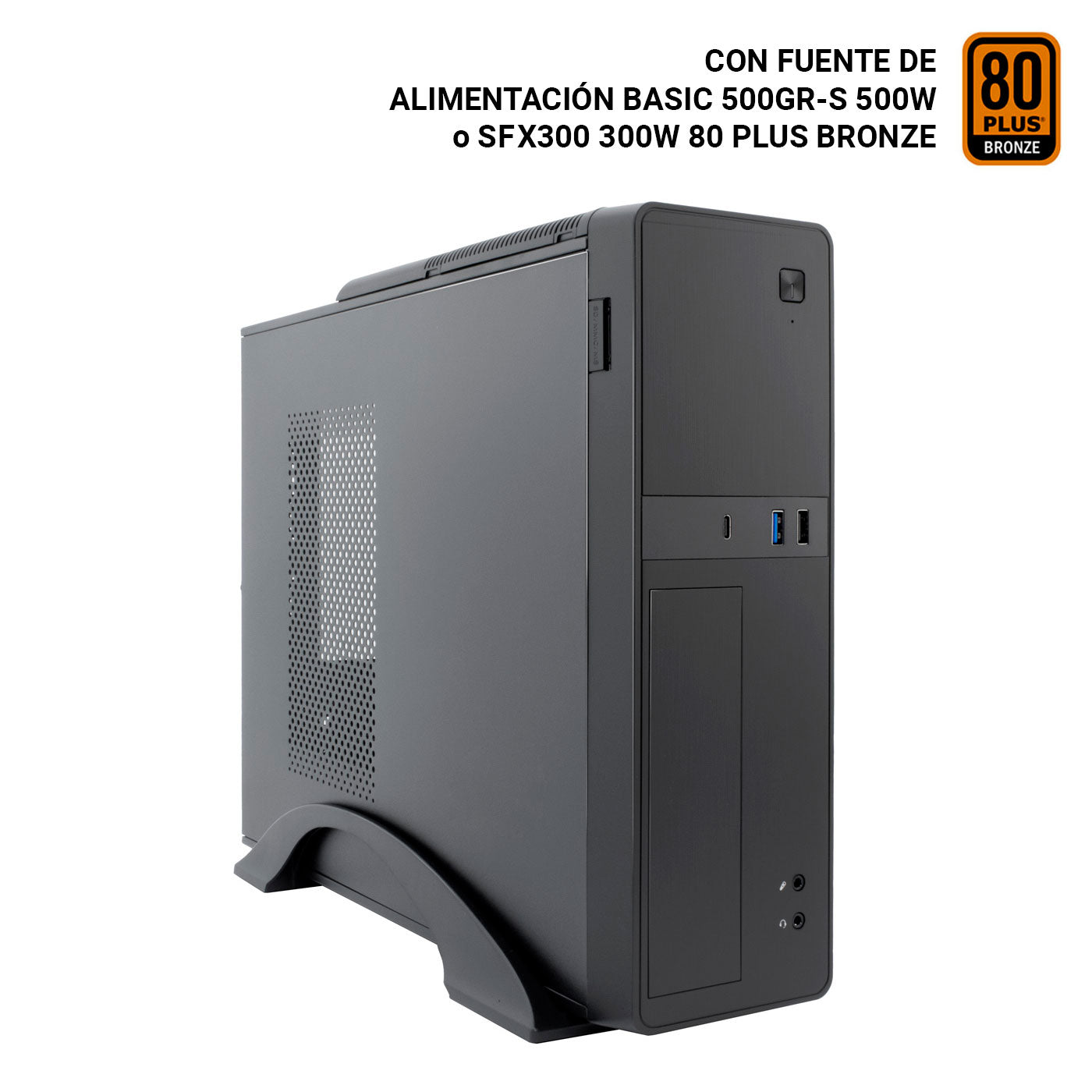 Boîtier ATX semi-tour CoolBox T310 Noir