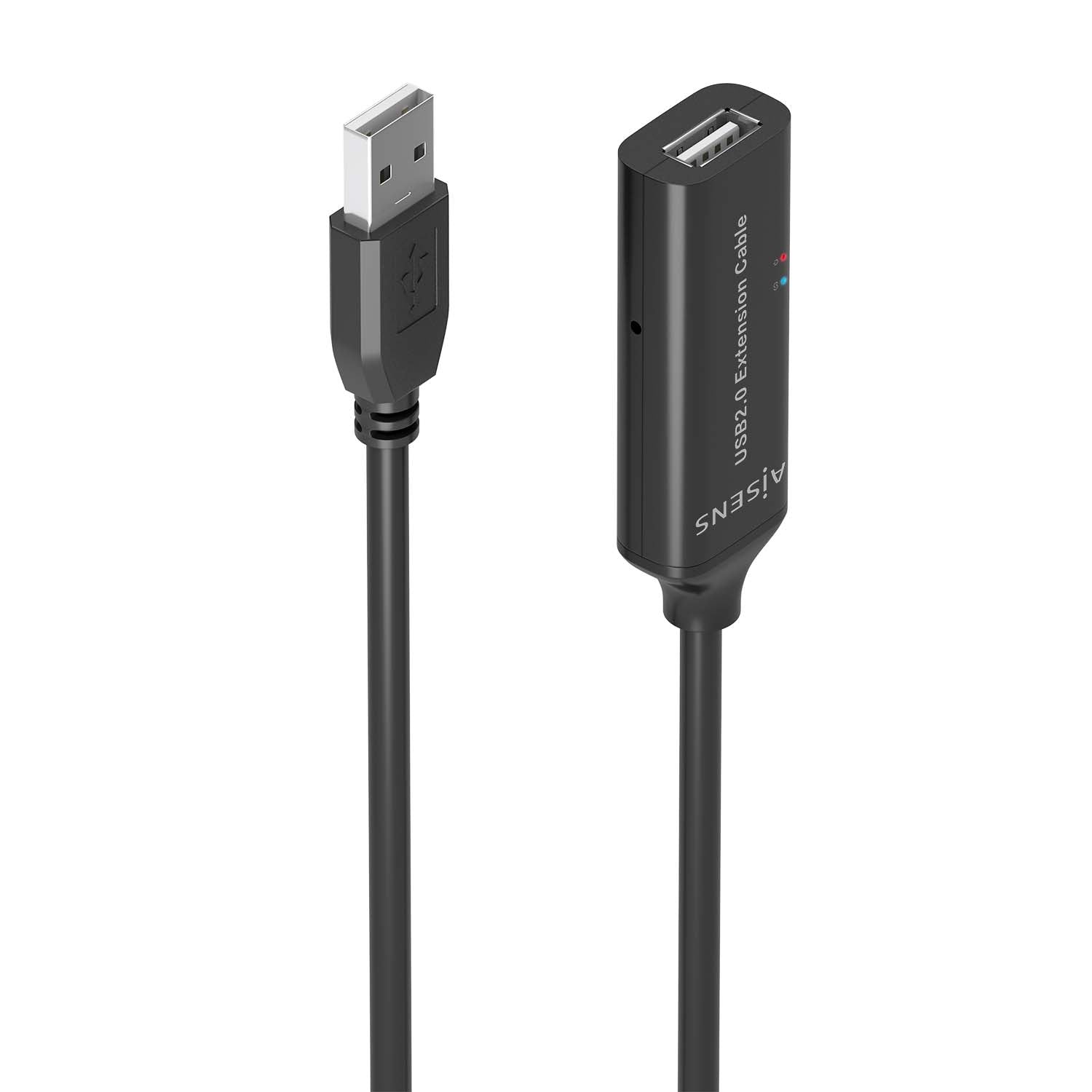 Câble USB Aisens A101-0915 Noir 10 m