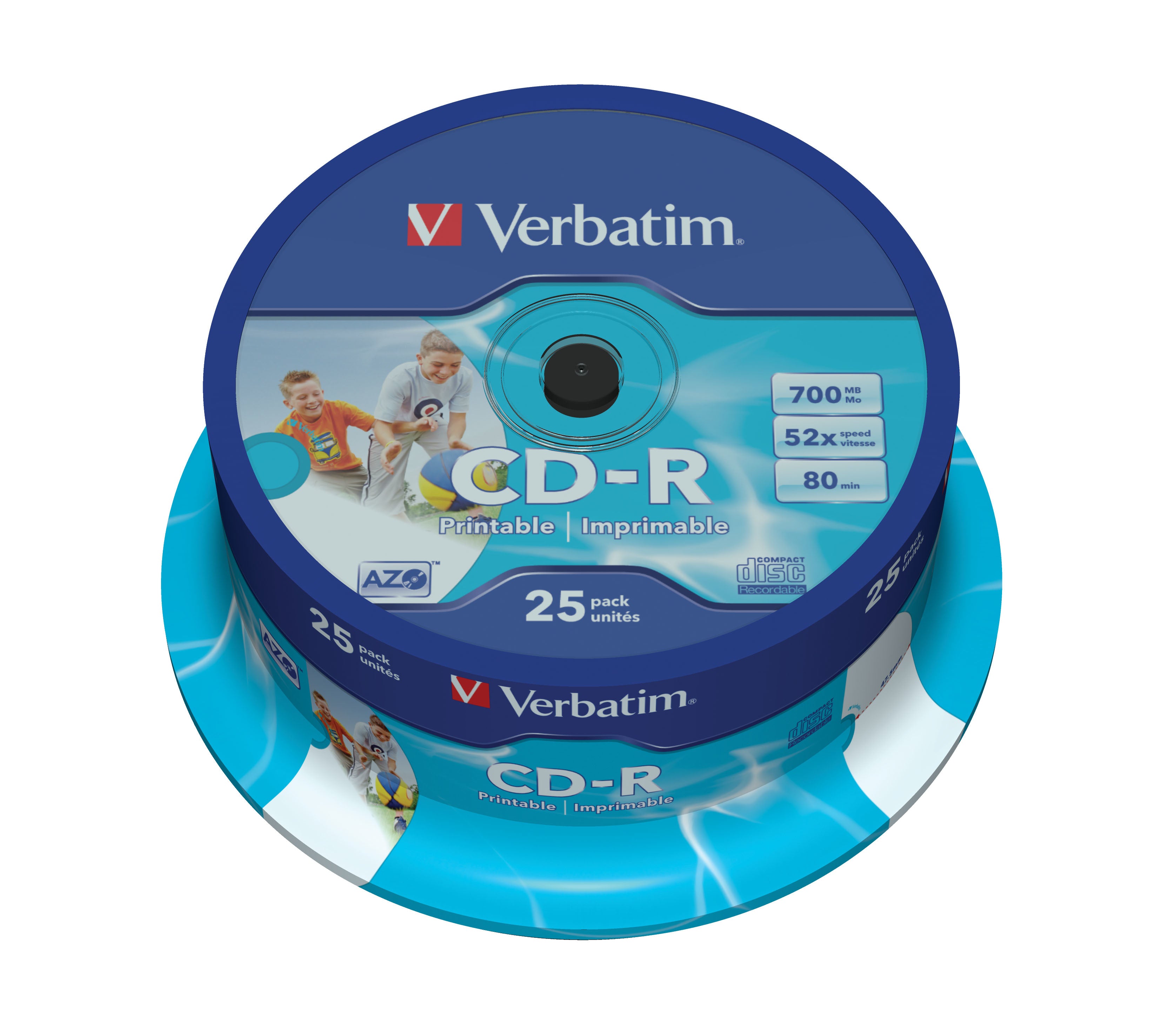 CD-R Imprimable Verbatim 43439 700 MB 52x 25 pcs 700 MB