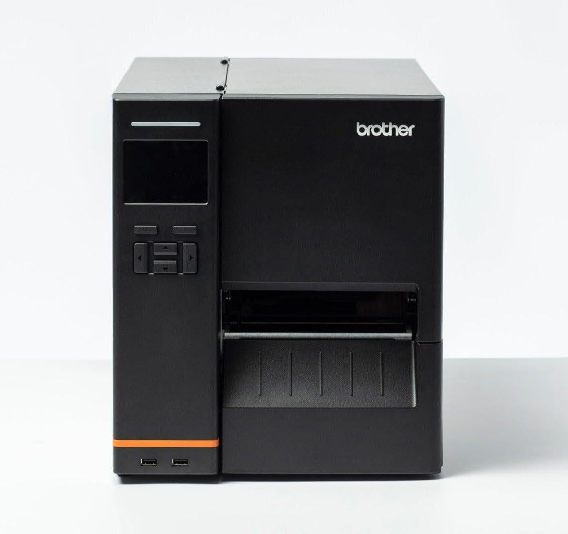BROTHER TJ-4420TN 4-INCH INDUSTRIAL HIGH VOLUME LABEL PRINTER, 203 DPI, 14 IPS, USB, SERIAL, LAN + USB-HOST, LCD-DISPLAY
