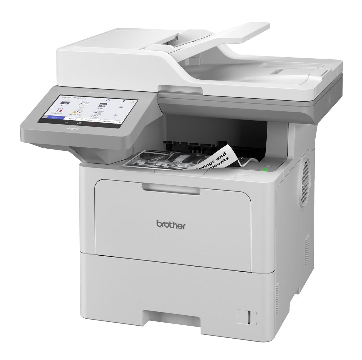 Brother MFC-L6910DN All-In-One Mono Laser Printer with Fax | Brother Multifunction Printer | MFC-L6910DN | Laser | Mono | All-in-one | A4 | Wi-Fi | White