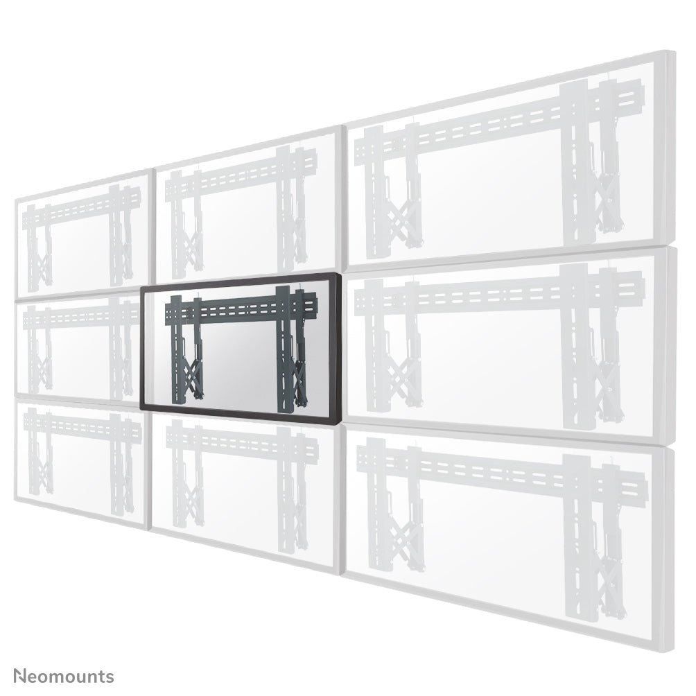 Neomounts LED-VW1000BLACK - Support - pour Écran LCD - noir - Taille d'écran : 32"-75" - montable sur mur