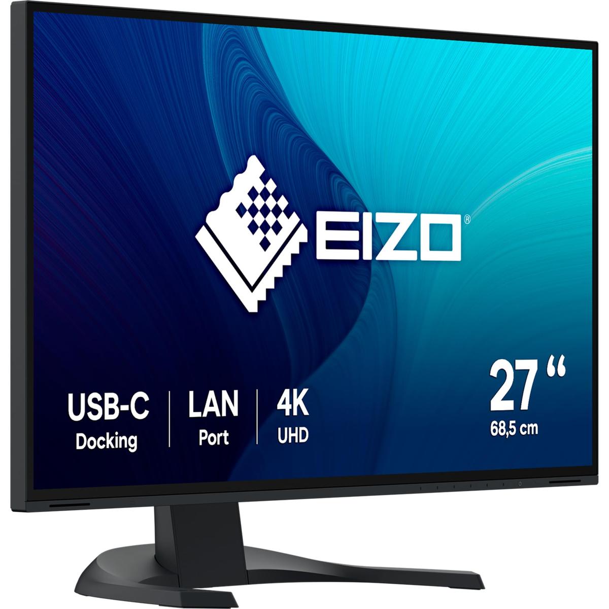 EIZO Flexscan EV2740X-BK 68,5cm (27") 4K UHD IPS Monitor DP/HDMI/USB-C Pivot HV