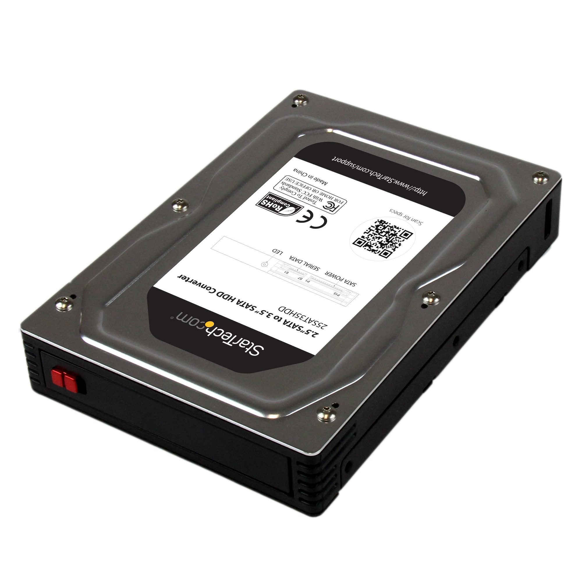 Boîtier pour disque dur Startech 25SAT35HDD 2,5" Noir